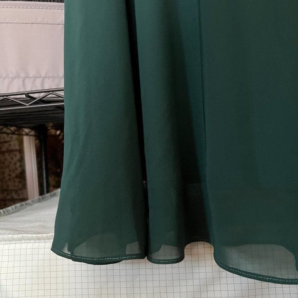 Birdy Grey – Jane Convertible Maxi Bridesmaid Dress (Hemmed) – Emerald Green - Picture 4 of 6